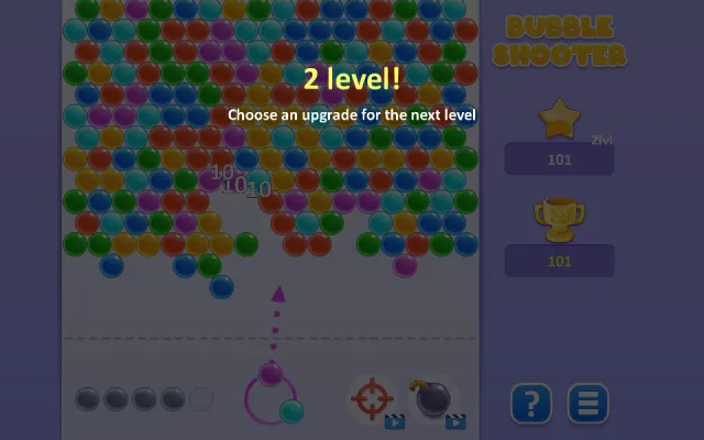 Bubble Shooter gameplay screenshot 2