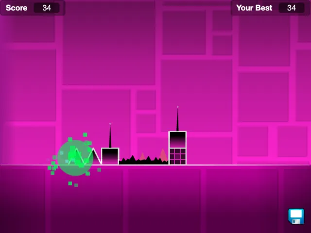 Geometry Dash gameplay screenshot 2